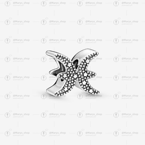 Pandora Sparkling Pisces Zodiac Charm - Picture 2 of 4